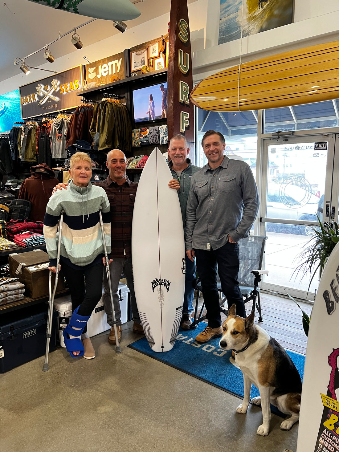 Multiple winners in Pat H. surfboard raffle...