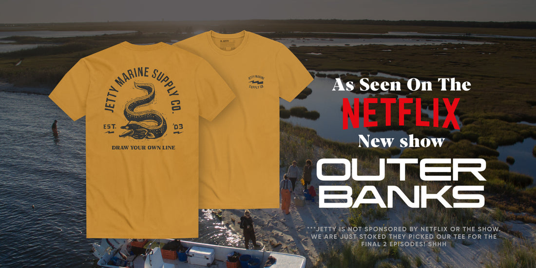 Our Moray Tee on Outer Banks!