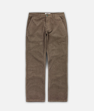 Tiefe Cordhose – Braun