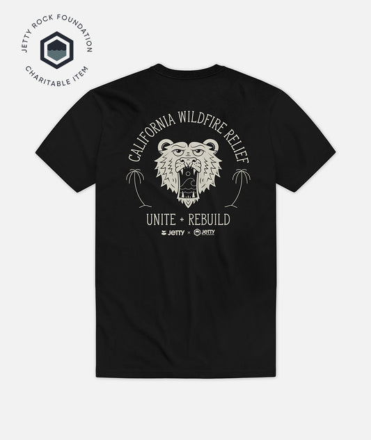 JRF California Wildfire Relief Tee - Black