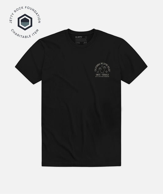 JRF California Wildfire Relief Tee - Black