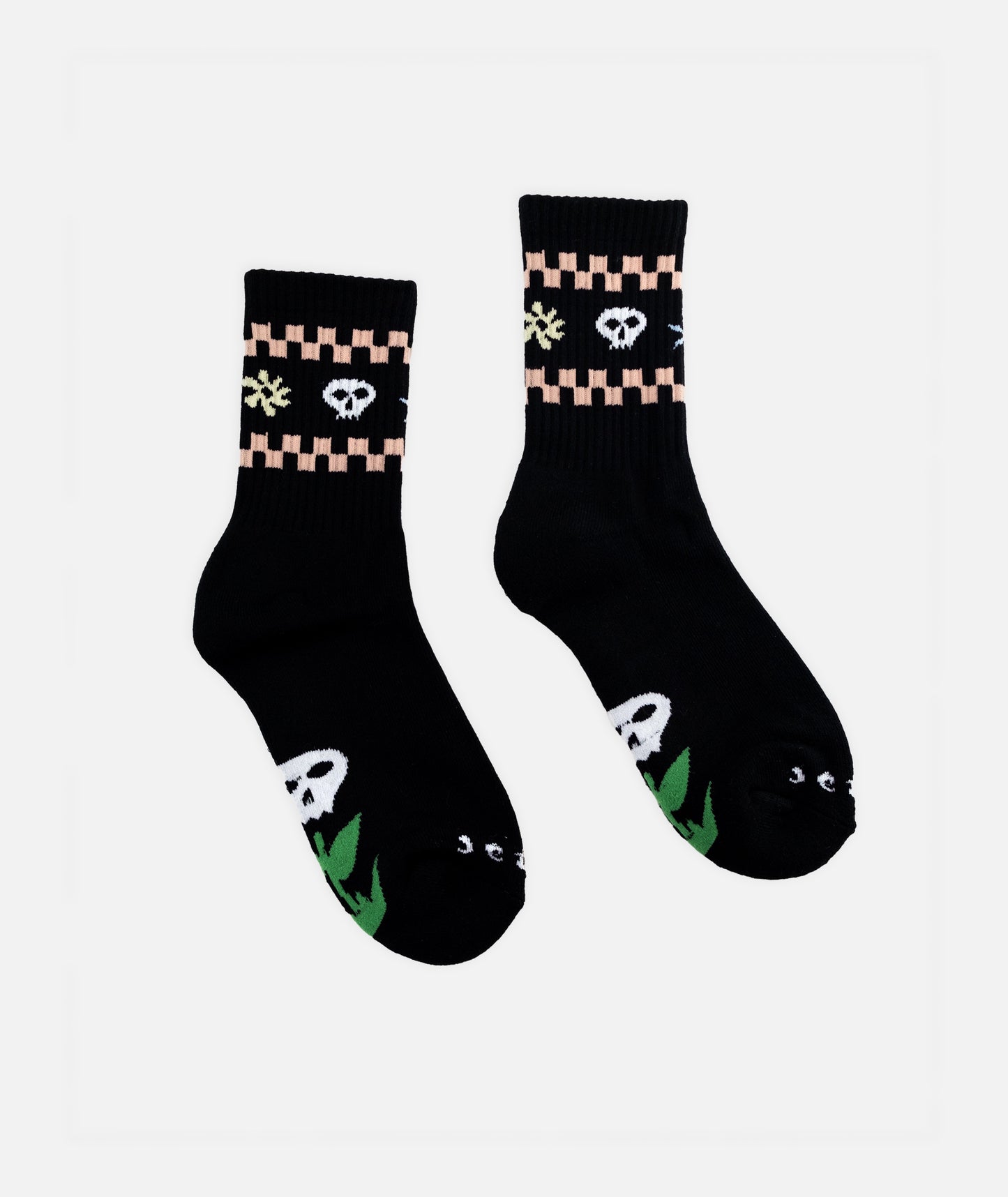 Skull Socks - Black