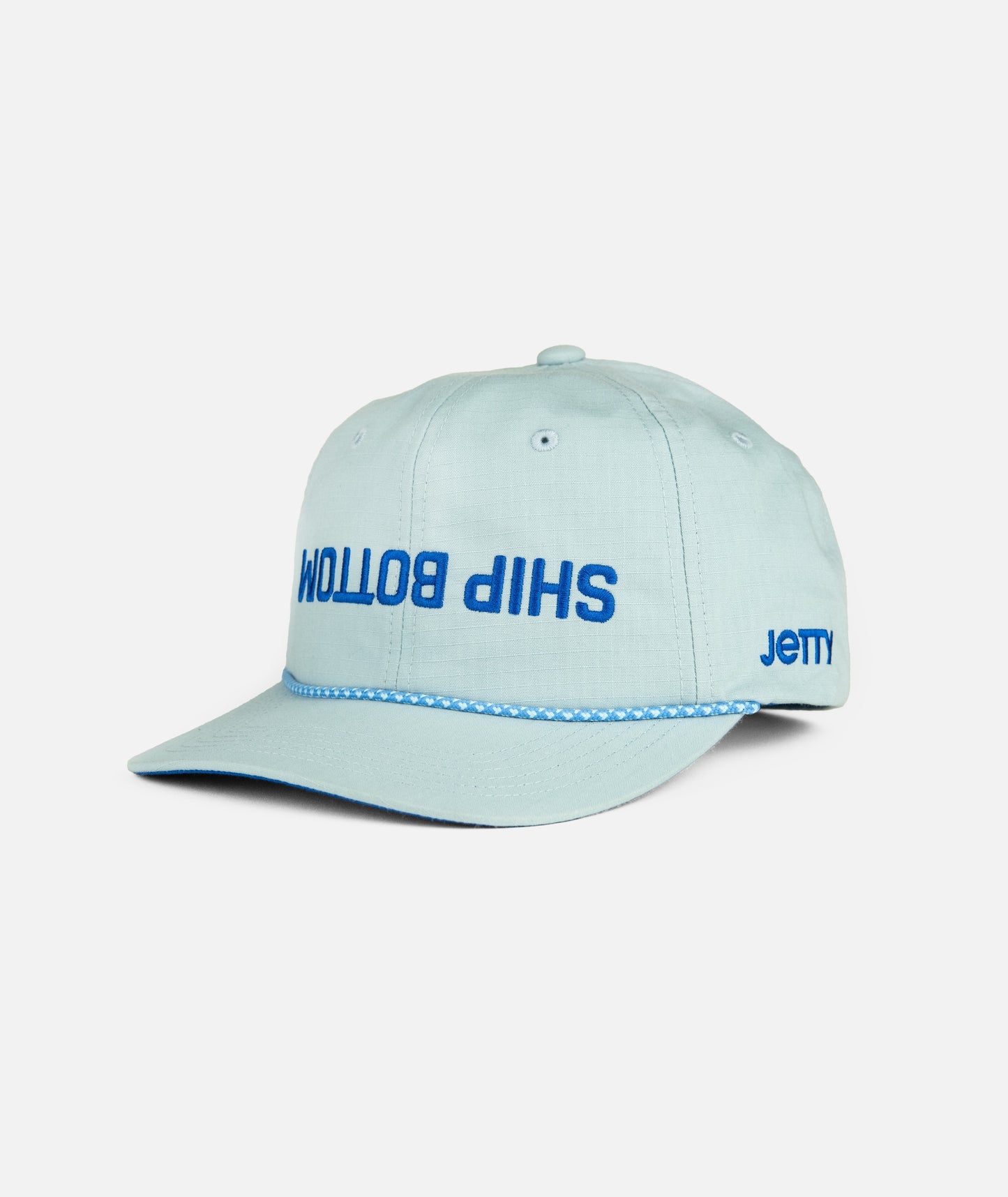 Ship Bottom Snapback - Light Grey